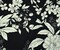 Black-White Famous Designer Floral Printed Georgette Woven Fabric By the Yard